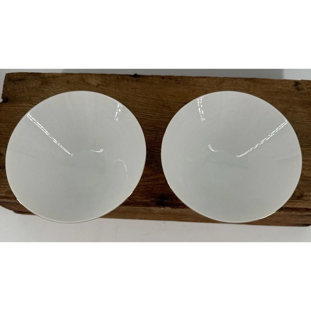 Rice Bowls Set of 4 Japanese Porcelain Vintage Red Poppy Floral Gold‎ Trim